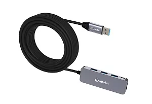Активный концентратор USB 3.0 Infobit iCable- USB-ACC-H14 3