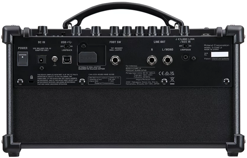 Компактный гитарный комбоусилитель BOSS D-CUBE-LX 7