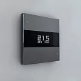 Сценарный выключатель с LED экраном и термостатом iRidi FS-BT6-LED-04