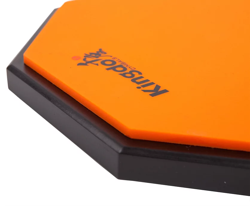 Пэд для занятий 12" KINGDO DRUM PAD SILICAGEL ORANGE 3