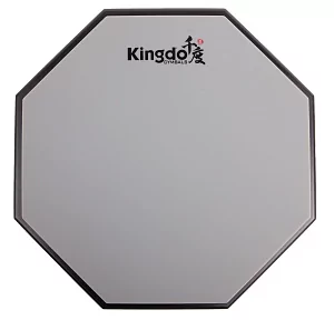 Пэд для занятий 12" KINGDO DRUM PAD SILICAGEL GREY