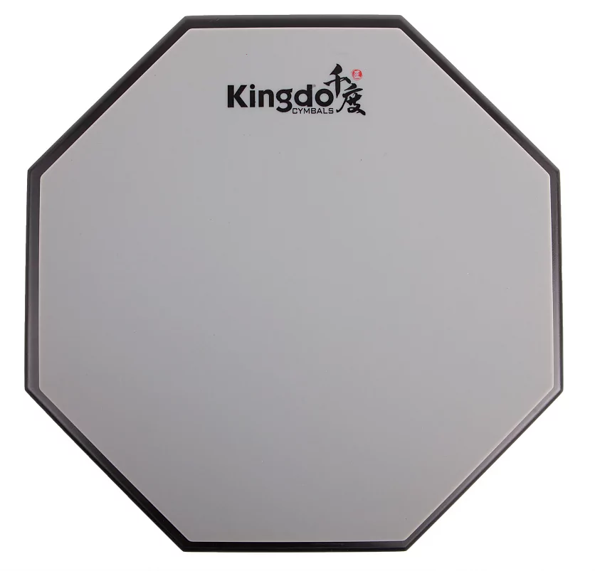 Пэд для занятий 12" KINGDO DRUM PAD SILICAGEL GREY
