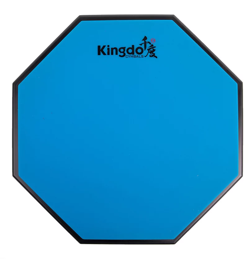 Пэд для занятий 12" KINGDO DRUM PAD SILICAGEL BLUE