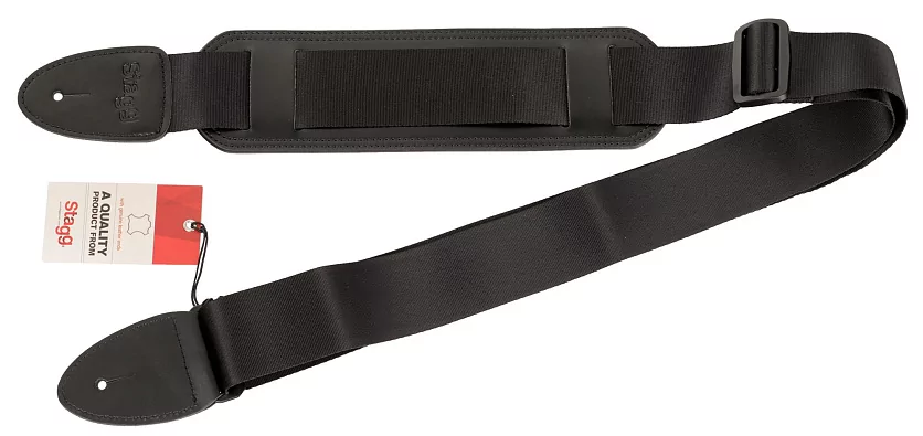 Ремень для гитары STAGG SN5 SHP BLK 2