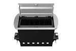 Прямоугольный металлический корпус Wize Pro WRTS-M-6CBOX-S 2