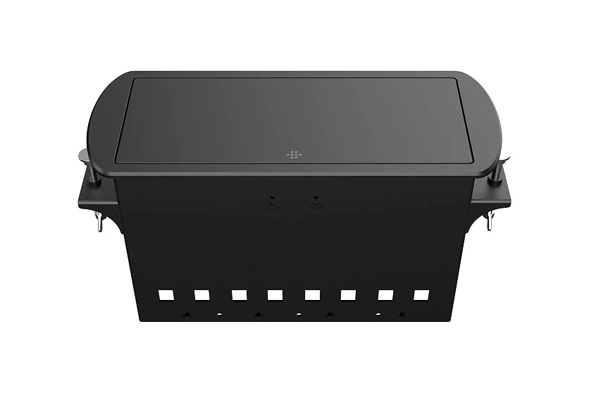 Прямоугольный металлический корпус Wize Pro WRTS-M-8CBOX-B 3