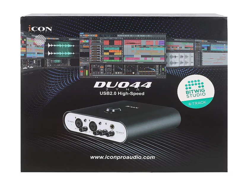 Аудиоинтерфейс USB Icon Duo44 Dyna B/W 14