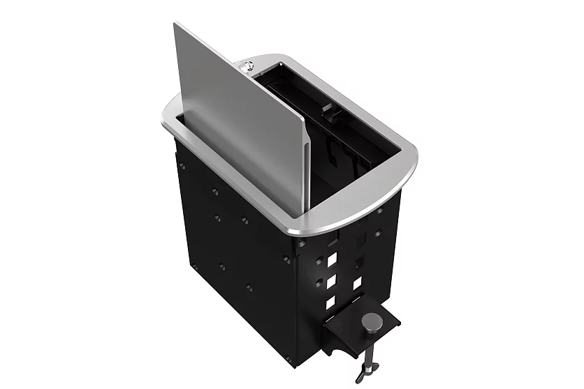 Прямоугольный металлический корпус Wize Pro WRTS-M-4CBOX-S 6