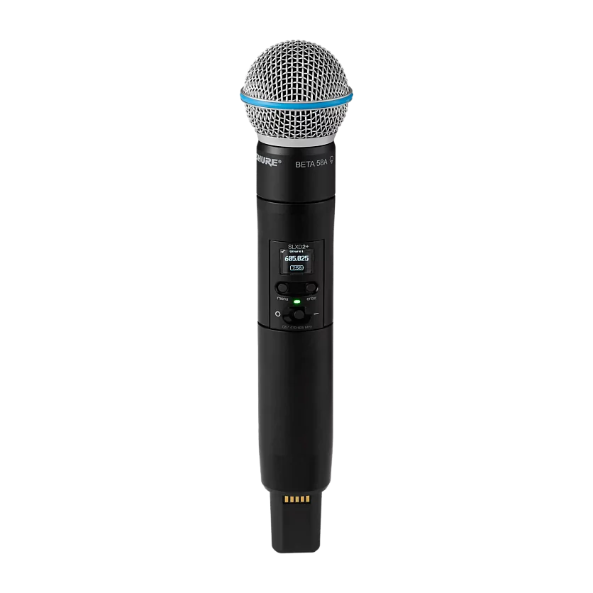 Цифровая одноканальная радиосистема SHURE SLXD24+E/B58-G65 3