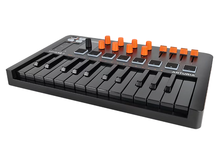 MIDI клавиатура Arturia MiniLAB 3 Orange Edition 9