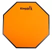 Пэд для занятий 12" KINGDO DRUM PAD SILICAGEL ORANGE