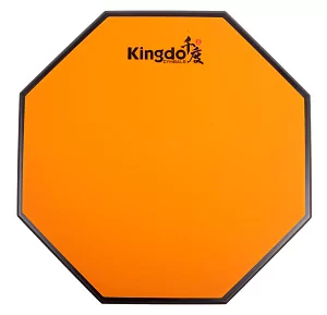 Пэд для занятий 12" KINGDO DRUM PAD SILICAGEL ORANGE