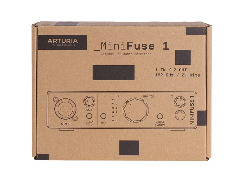 Аудиоинтерфейс USB Arturia MiniFuse 1 Black 14