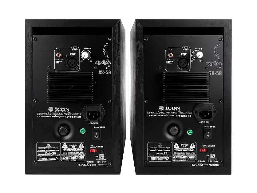 Акустическая система (студийный монитор) Icon SX-5A (пара) 6