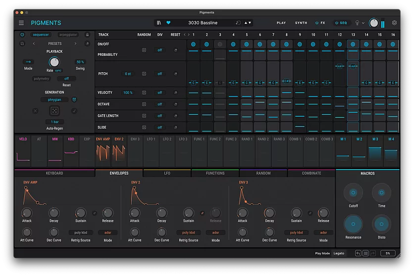 Электронная лицензия Arturia Pigments 7 (electronic license) 9