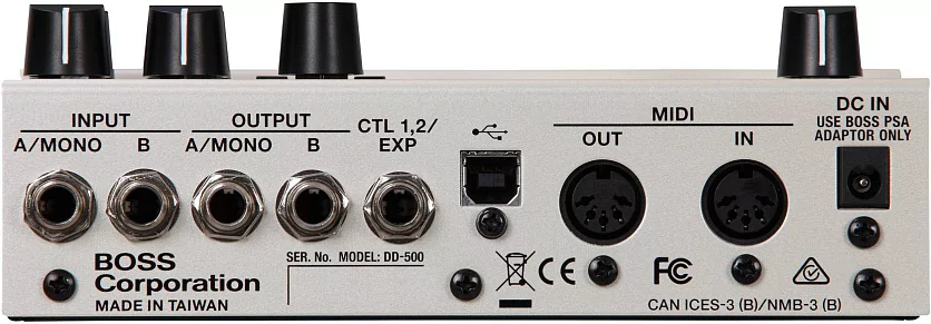 Флагманская педаль цифровой задержки BOSS DD-500