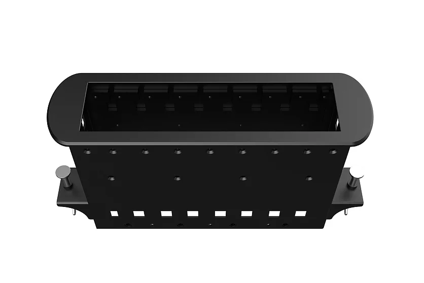 Прямоугольный металлический корпус Wize Pro WRTS-M-8BOX-B 3