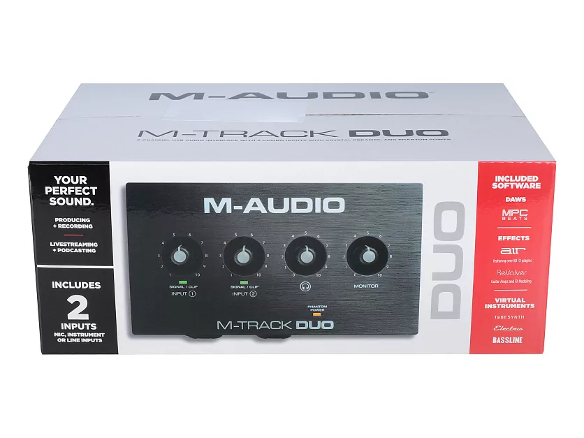 Аудиоинтерфейс USB M-audio M-Track Duо 14