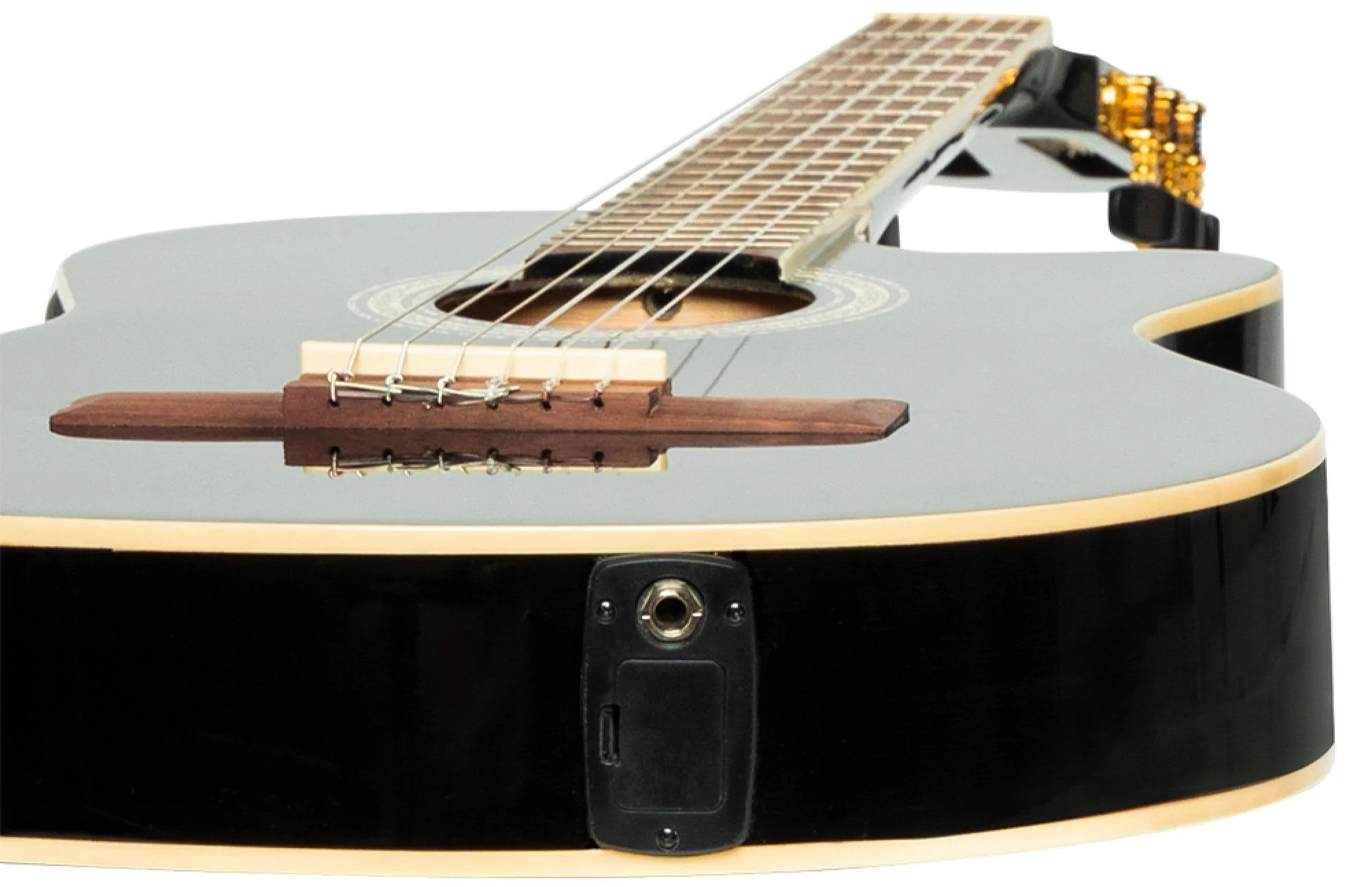 Электроакустическая гитара STAGG SCL60 TCE BLK 4