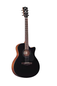 Трансакустическая гитара Kepma EACE-K10PRO-BKM