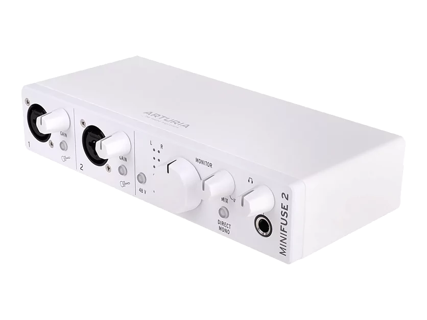 Аудиоинтерфейс USB Arturia MiniFuse 2 White 9