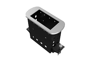 Прямоугольный металлический корпус Wize Pro WRTS-M-4BOX-S