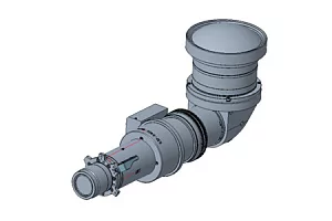 Ультракороткофокусный объектив комплект Barco G50 LENS 0.37-0.4:1 UST + lens support + Safety cable