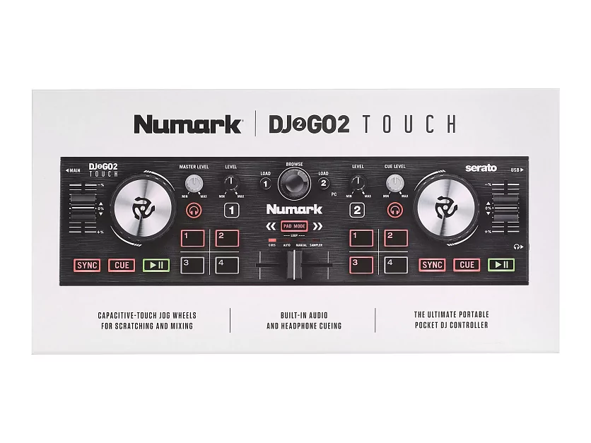 Микшер-семплер (контроллер) Numark DJ2GO2 Touch 16