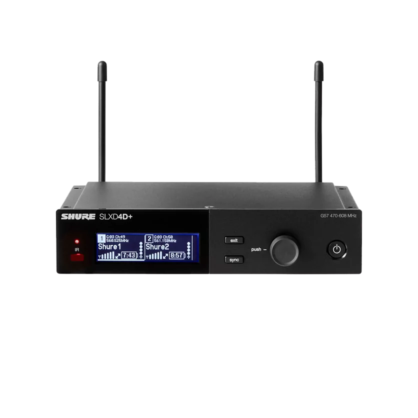 Цифровая двухканальная радиосистема SHURE SLXD24D+E/58-G65 2