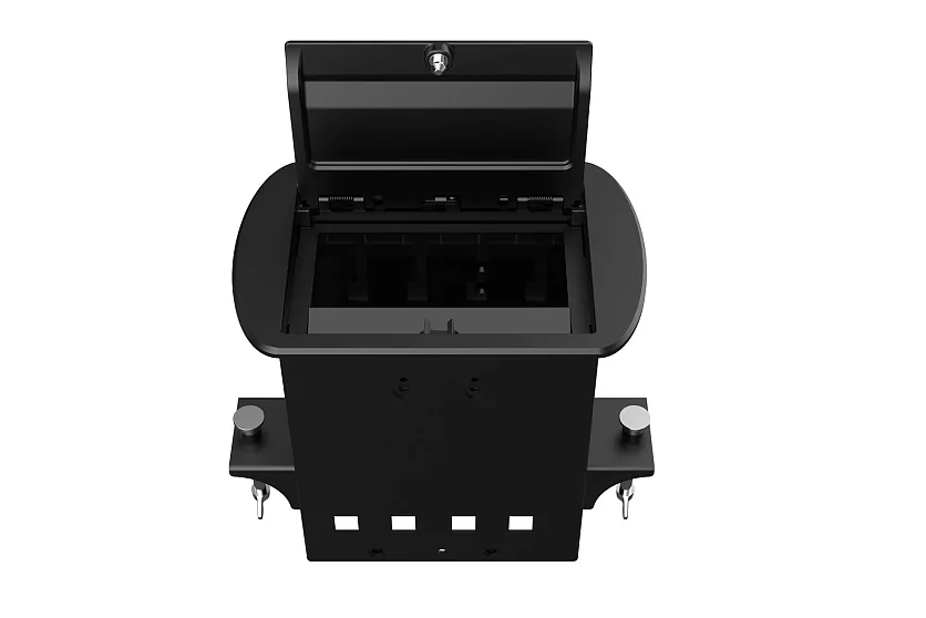 Прямоугольный металлический корпус Wize Pro WRTS-M-4CBOX-B 3