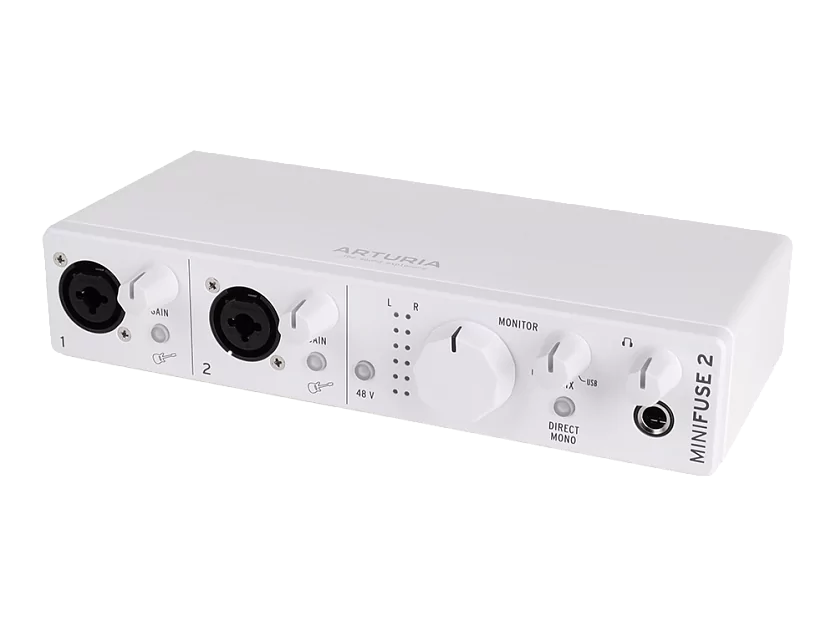 Аудиоинтерфейс USB Arturia MiniFuse 2 White 4