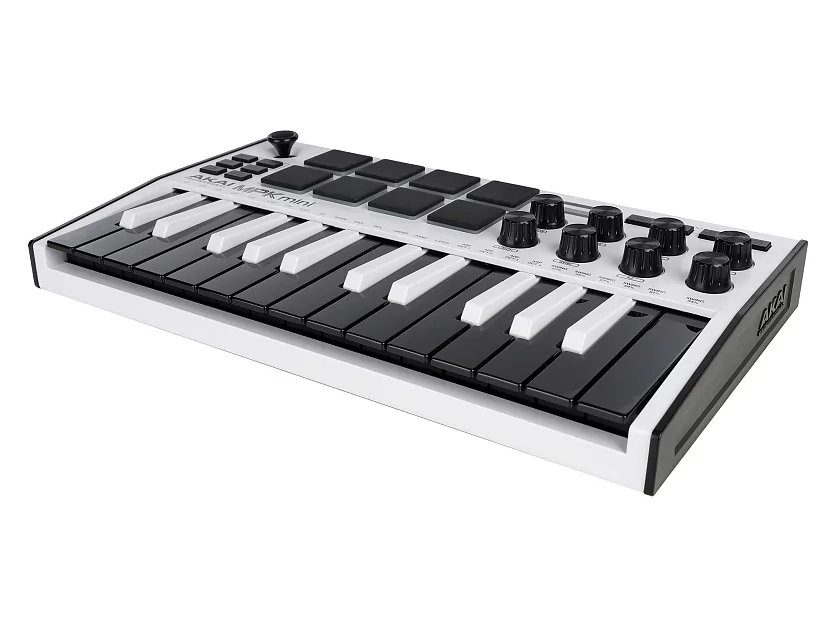 MIDI клавиатура AKAI MPK Mini MK3 White 4