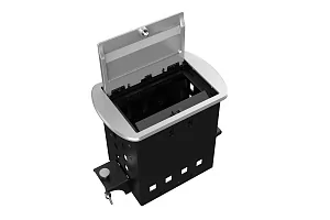 Прямоугольный металлический корпус Wize Pro WRTS-M-4CBOX-S 2