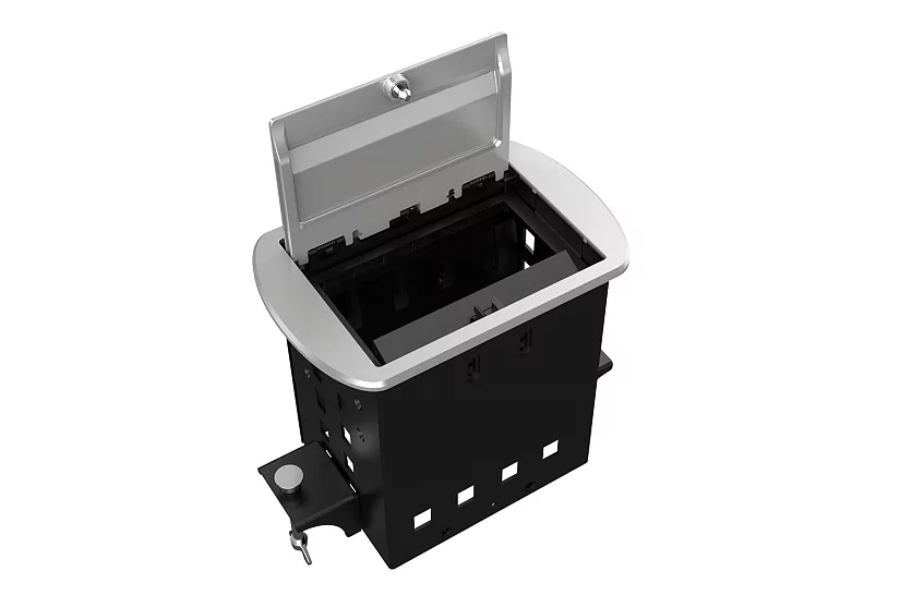 Прямоугольный металлический корпус Wize Pro WRTS-M-4CBOX-S 2