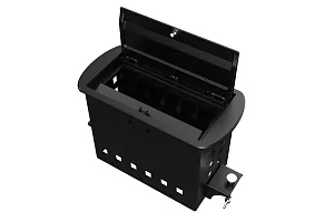 Прямоугольный металлический корпус Wize Pro WRTS-M-6CBOX-B