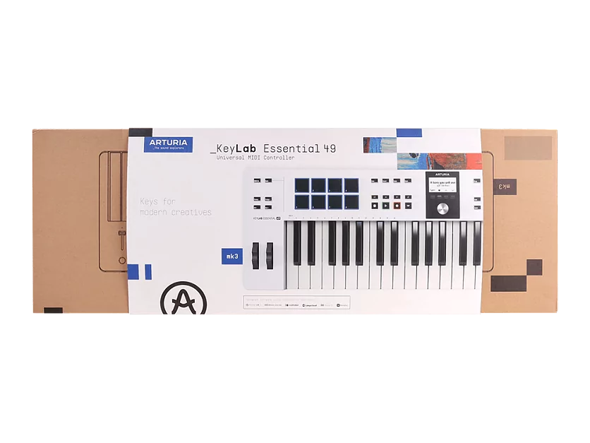 MIDI клавиатура Arturia KeyLab Essential 49 mk3 White 13