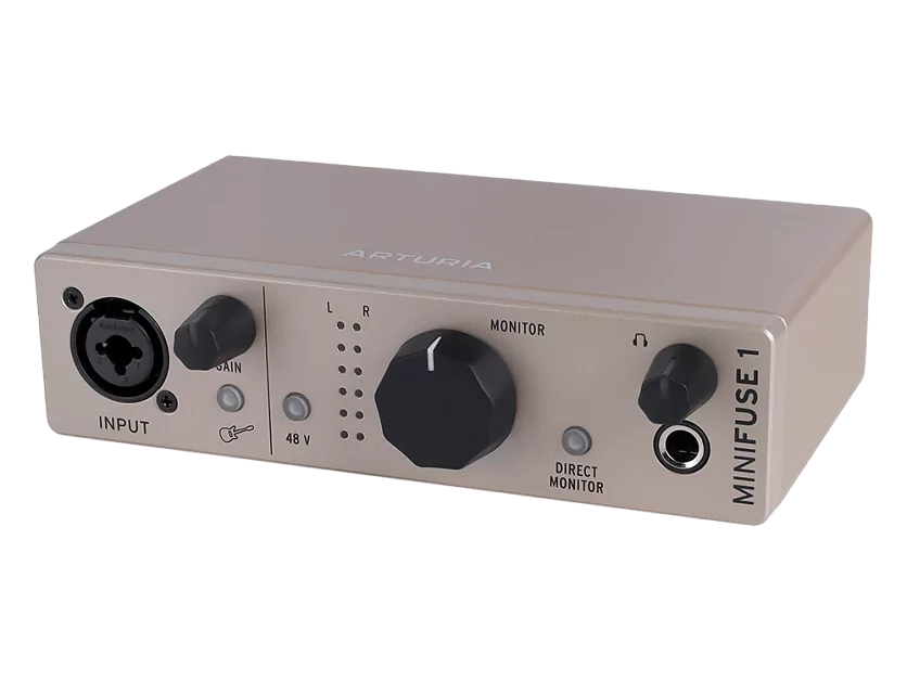 Аудиоинтерфейс USB Arturia MiniFuse 1 Champagne 4