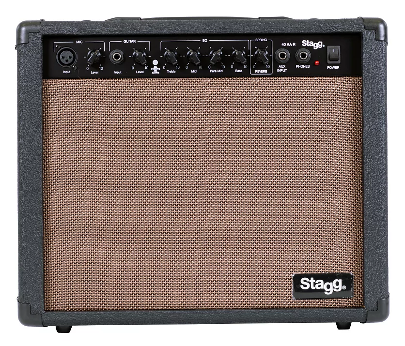 Комбо для электроакустической гитары STAGG 40 AA R 2