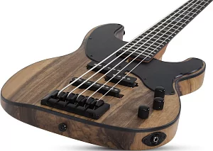 Бас-гитара SCHECTER MODEL-T 5 EXOTIC BLACK LIMBA BL 2