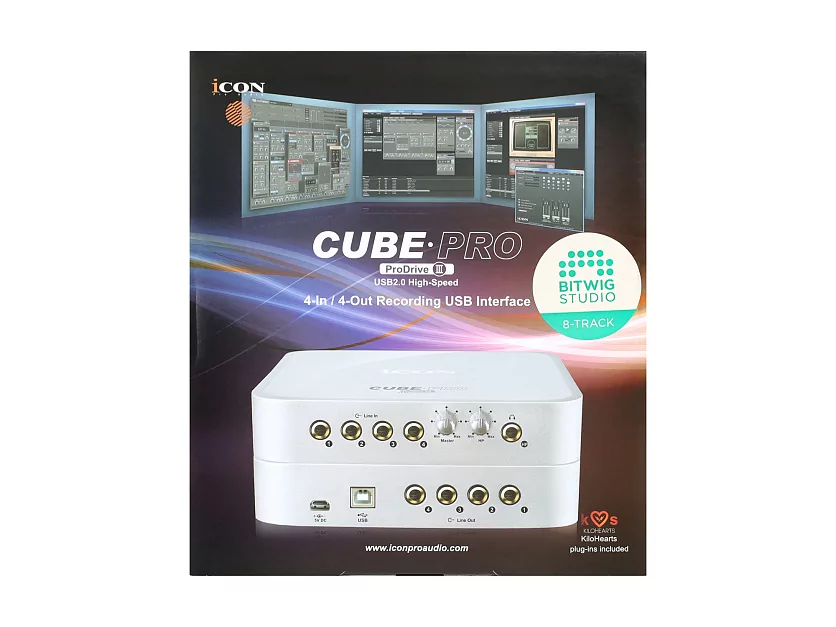 Аудиоинтерфейс USB Icon Cube Pro 13