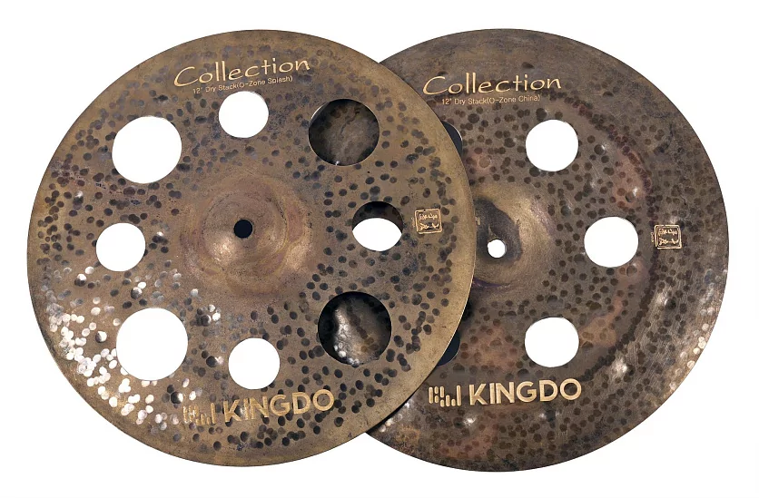 Тарелки клэп-стек, 12" KINGDO DRY CLAP STACK
