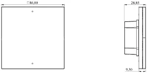 Сценарный выключатель 2 iRidi FS-BT2-01 3