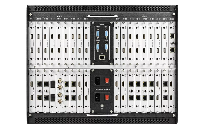 Шасси модульного матричного коммутатора Intrend ITMMS-36x36 3