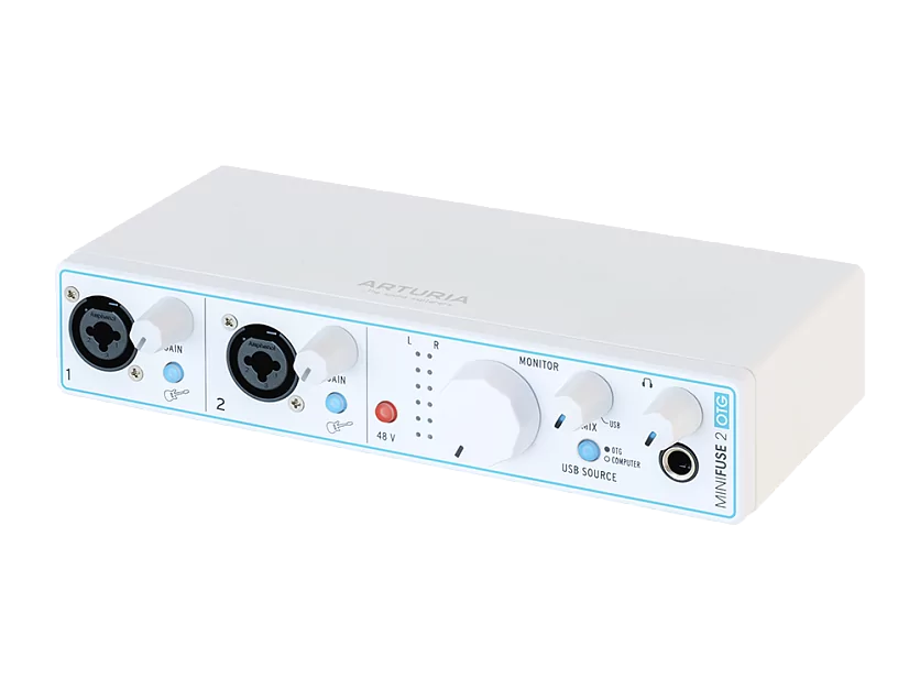 Аудиоинтерфейс USB Arturia MiniFuse 2 White OTG 4