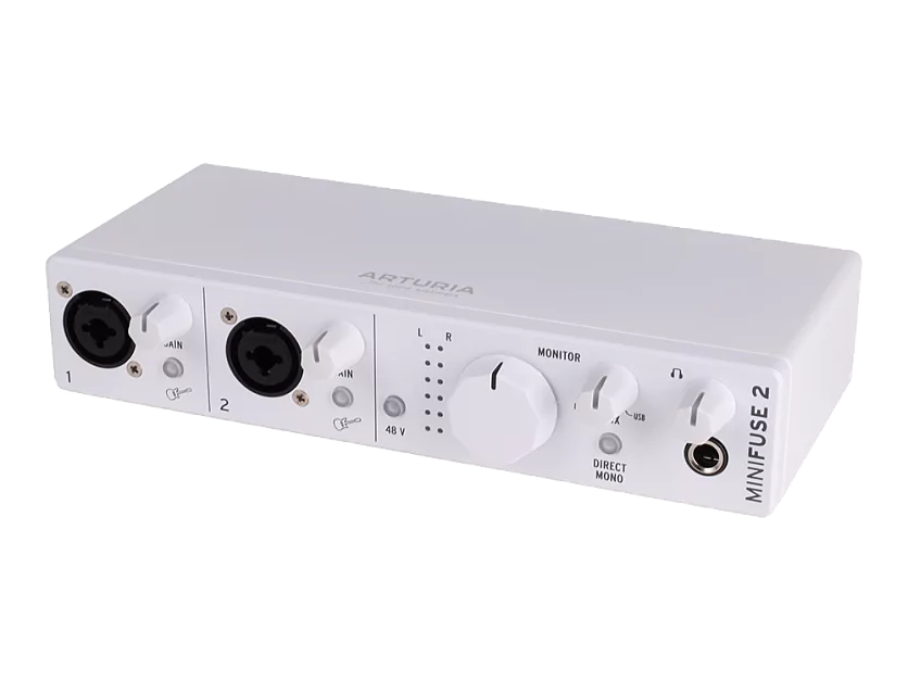 Аудиоинтерфейс USB Arturia MiniFuse Recording Pack White 4