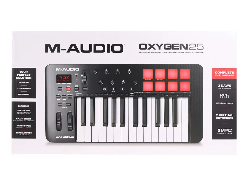 MIDI клавиатура M-audio Oxygen 25 MKV 15