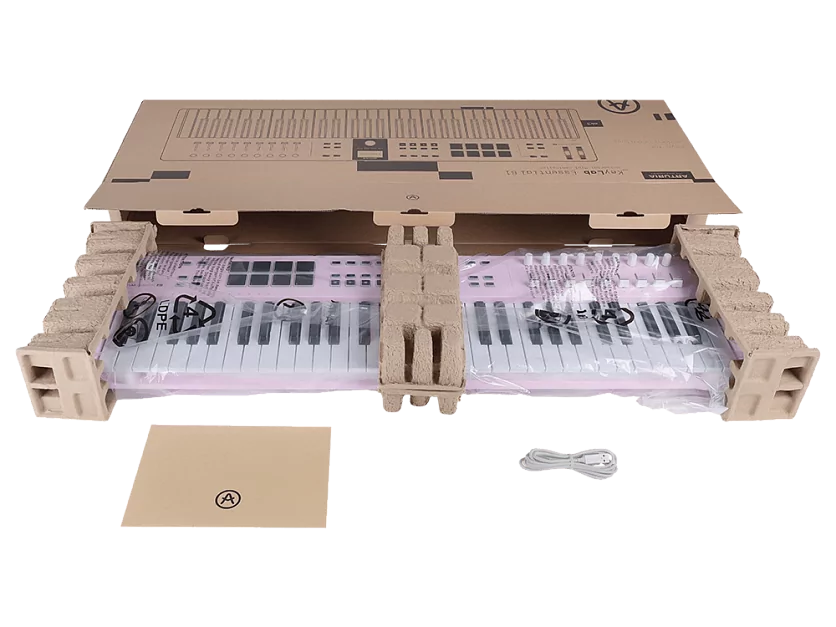 MIDI клавиатура Arturia KeyLab Essential 61 mk3 Rose Quartz 12