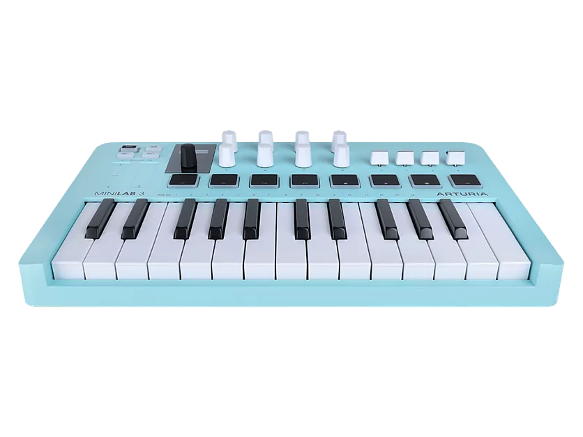 MIDI клавиатура Arturia MiniLAB 3 Aquamarine 3