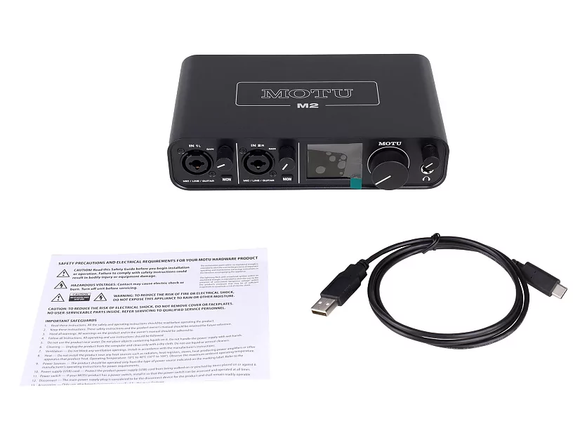 Аудиоинтерфейс USB Motu M2 13