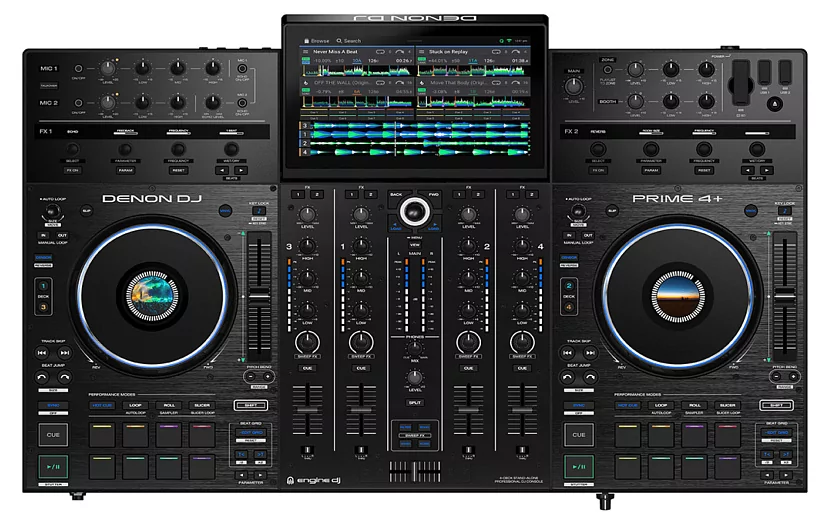 Микшер-семплер (контроллер) Denon DJ Prime 4+ 3